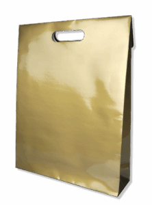 sac-luxe a poignee papier-or